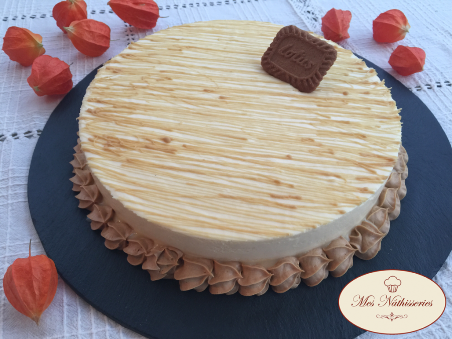 Entremet Chocolat Blanc Et Speculos Mes Nathisseries Entremet Chocolat Blanc Et Speculos Mes Nathisseries