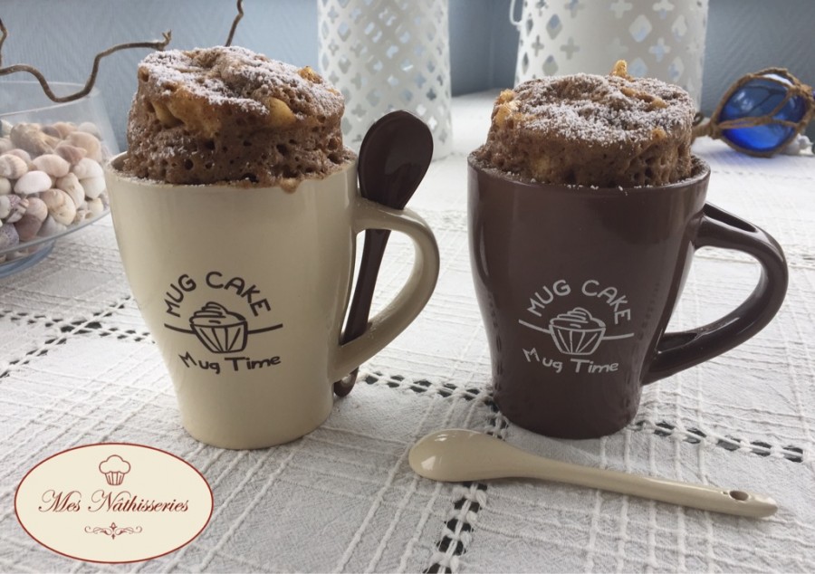 Mug cake à la pomme et à la cannelle