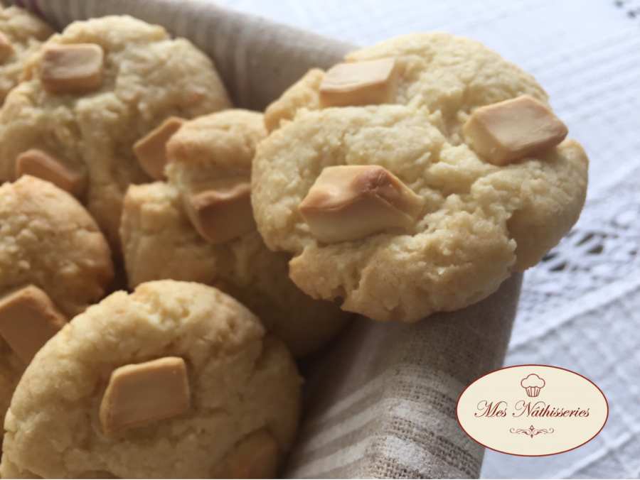 cookies chocolat blanc et noix de coco