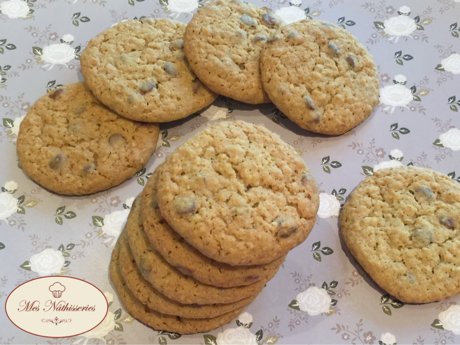 Cookies pistache - chocolat au lait