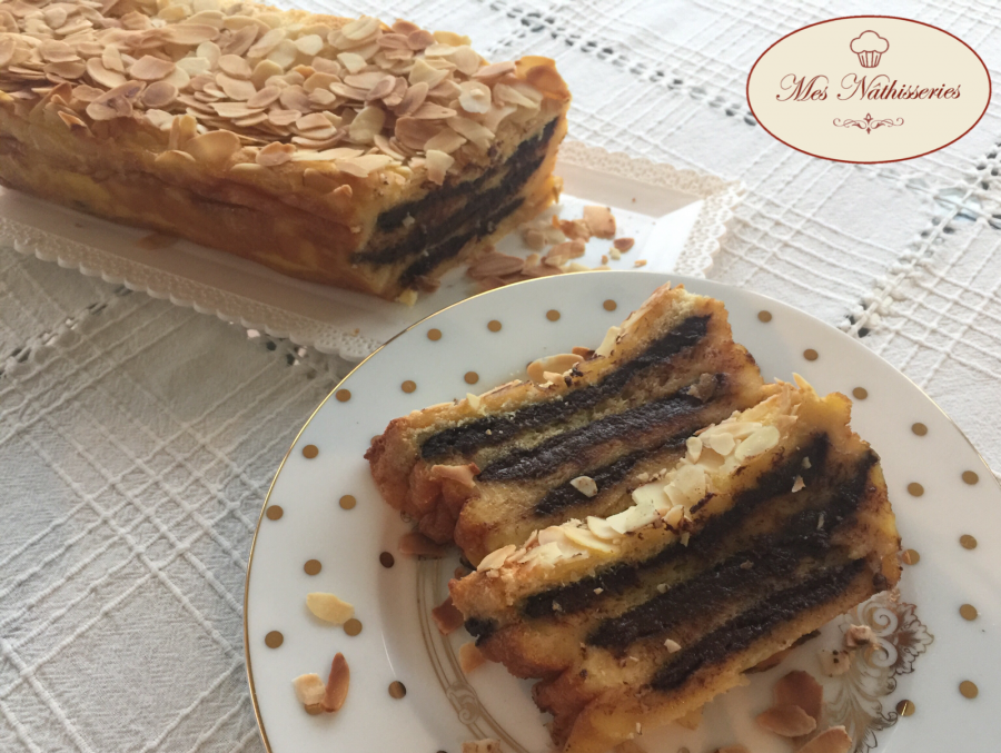 Croque cake chocolat amandes