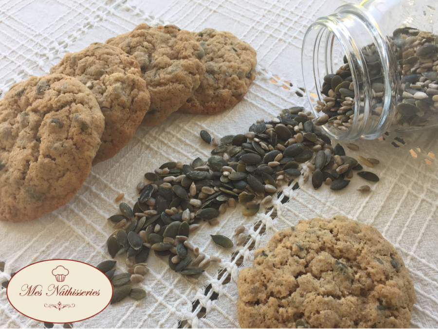 Cookies aux graines de courges et de tournesol