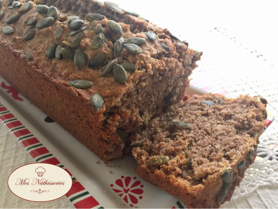 Cake Noisette et Graines de Courges