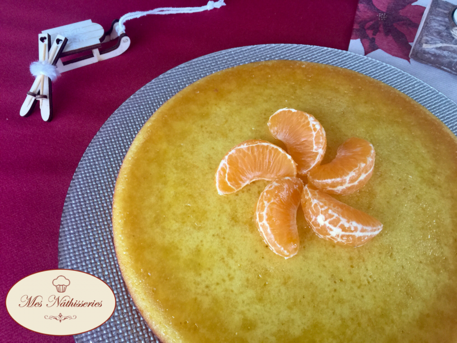 Gâteau fondant à la mandarine