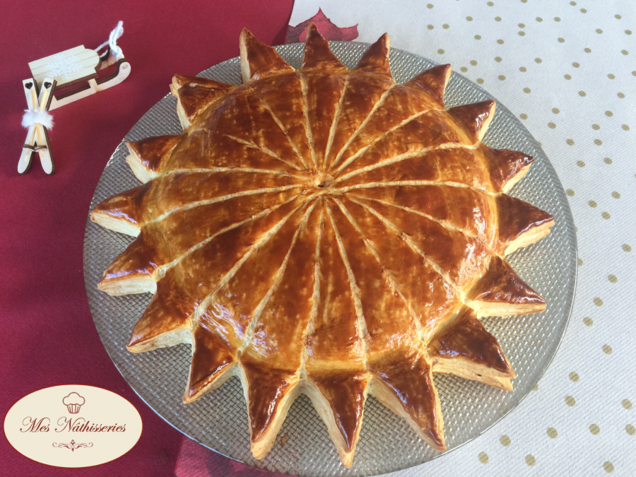 Galette des rois pomme, poire et pavot