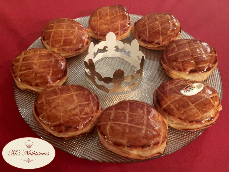 Galette des rois en couronne citron - crème d'amande