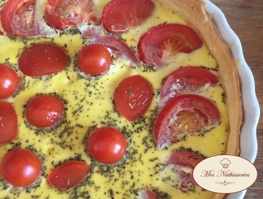 Quiche à la tomate