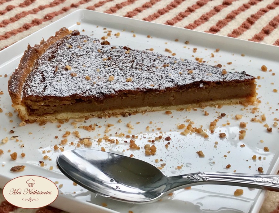 Tarte pralin et chocolat