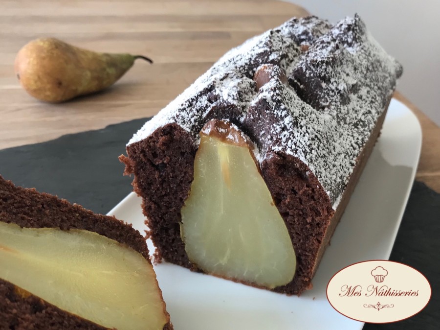 Cake chocolat et poire