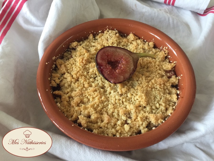 Crumble pommes figues