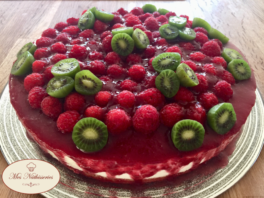 Cheesecake au chocolat blanc et aux fruits